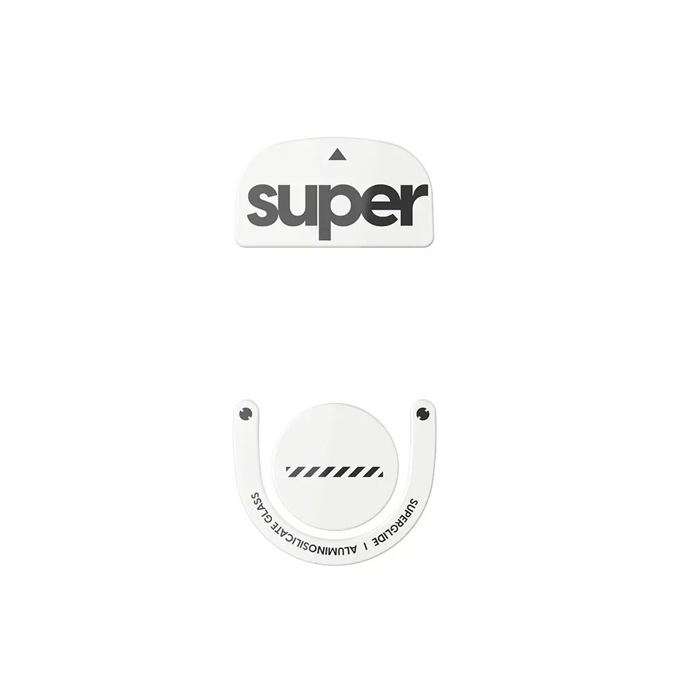 Pulsar Superglide White (Type-S) for Logitech G PRO X SUPERLIGHT 2 / SUPERSTRIKE Комплект крачета за мишка