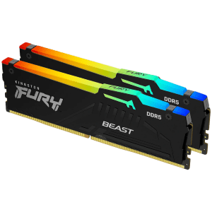 Рам памет Kingston FURY Beast Black RGB 32GB (2x16)