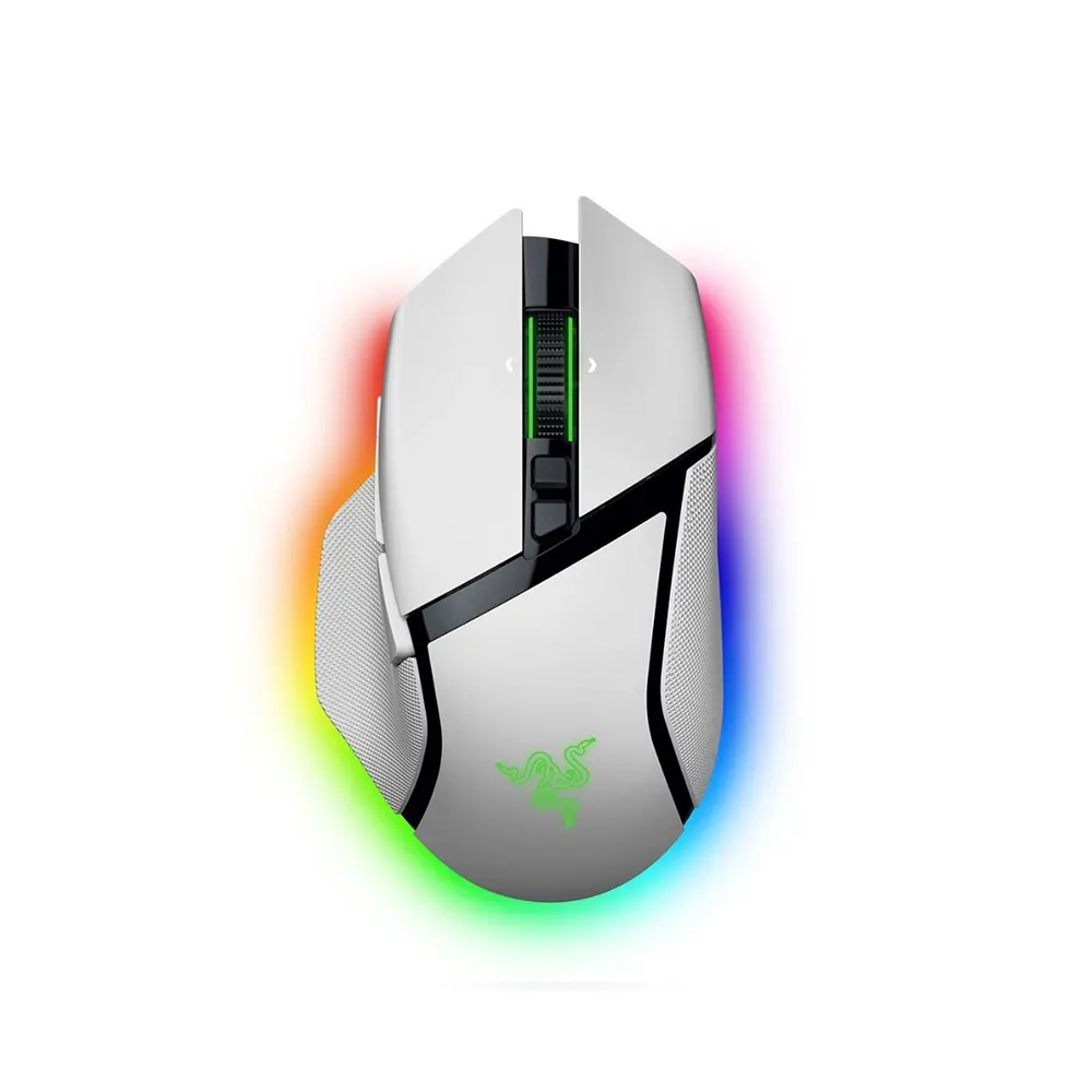 Razer Basilisk V3 Pro 35K Mercury White Безжична геймърска мишка