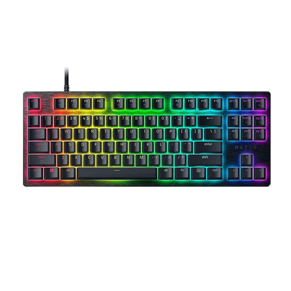 Razer Huntsman V3 HE TKL Magnetic 8K Геймърска механична клавиатура с Razer Hall Effect Magnetic регулируеми суичове