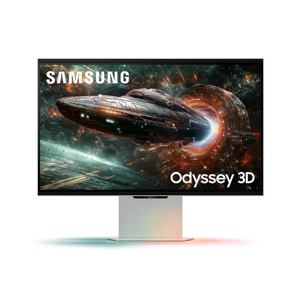 Samsung Odyssey 3D G6 G90XF 27" IPS, 165Hz, 1ms, 4K UHD (3840 x 1440), AMD FreeSync Premium, HDR 10+ Gaming Геймърски монитор
