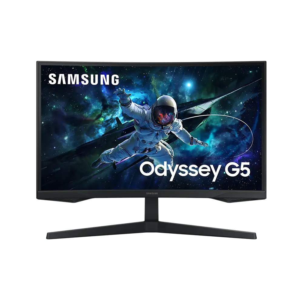 Samsung Odyssey G55C 27CG552 27 VA, 165 Hz, 1 ms, QHD (2560 x 1440), FreeSync Premium, DisplayHDR 10, 1000R Curved Извит геймърски монитор
