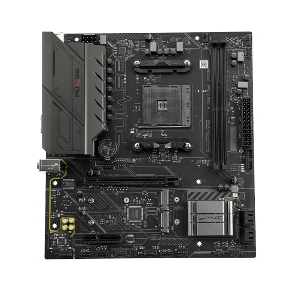 Sapphire PULSE B550M, AM4, DDR4, PCIe 4.0 Дънна платка