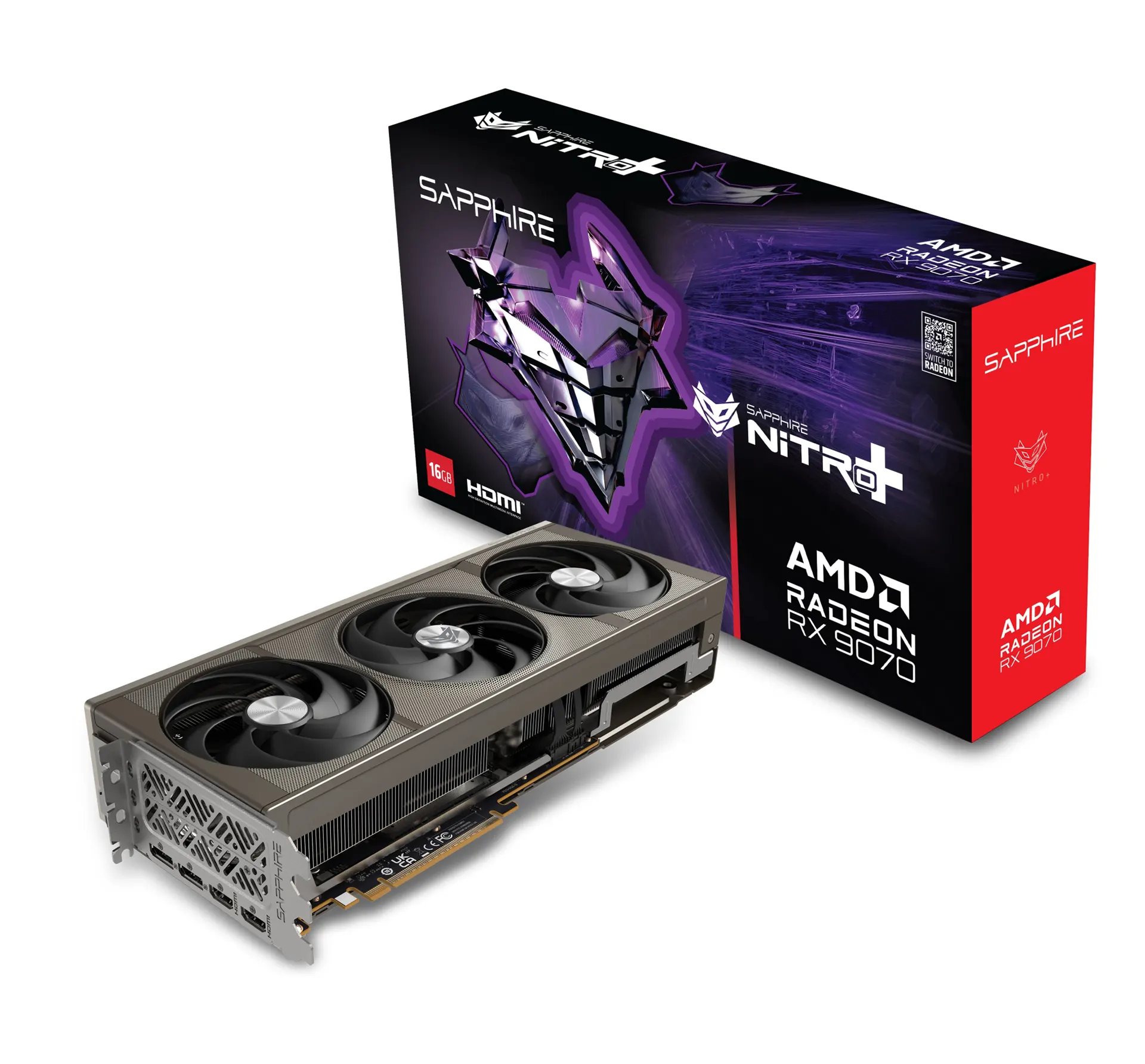Sapphire Radeon RX 9070 NITRO+, 16GB GDDR6 Видео карта