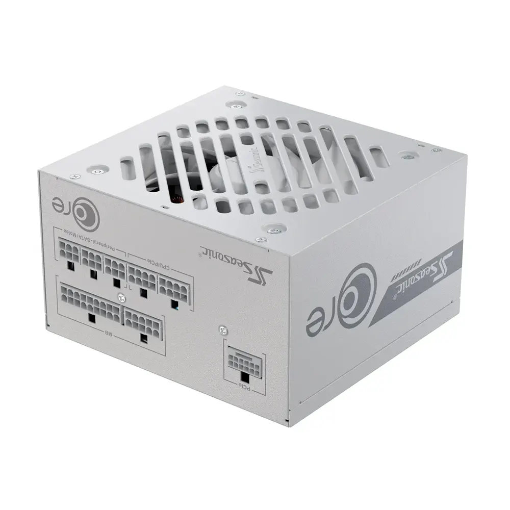 Seasonic Core GX-750 750W White, 80 Plus Gold, Модулно, PCIe 5.1, ATX 3.1 Захранване за компютър