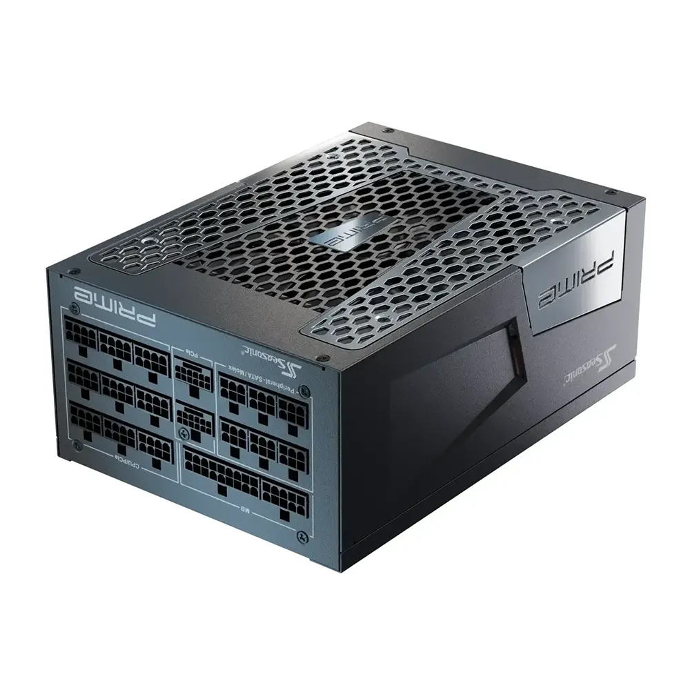 Seasonic PRIME TX 1600W, 80 Plus Titanium, Модулно, PCIe Gen 5.1, ATX 3.1 Захранване за компютър