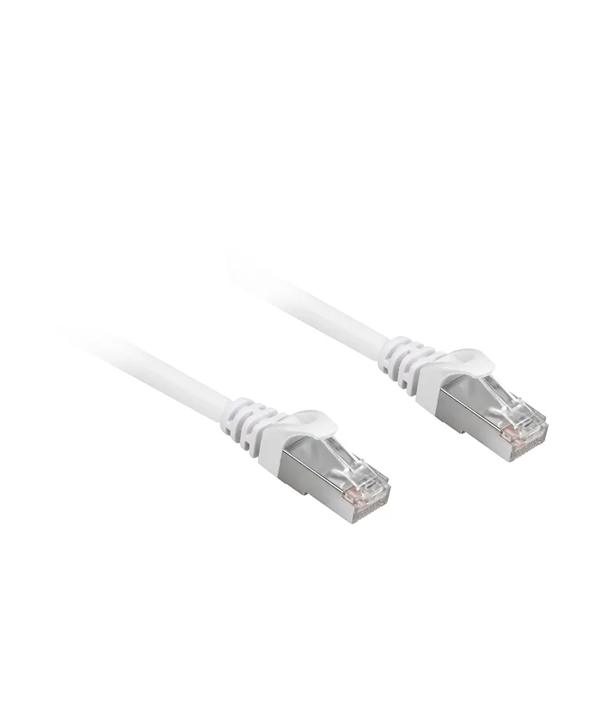Sharkoon Patch Cable RJ45 Cat.6 SFTP White 5 метра Кабел