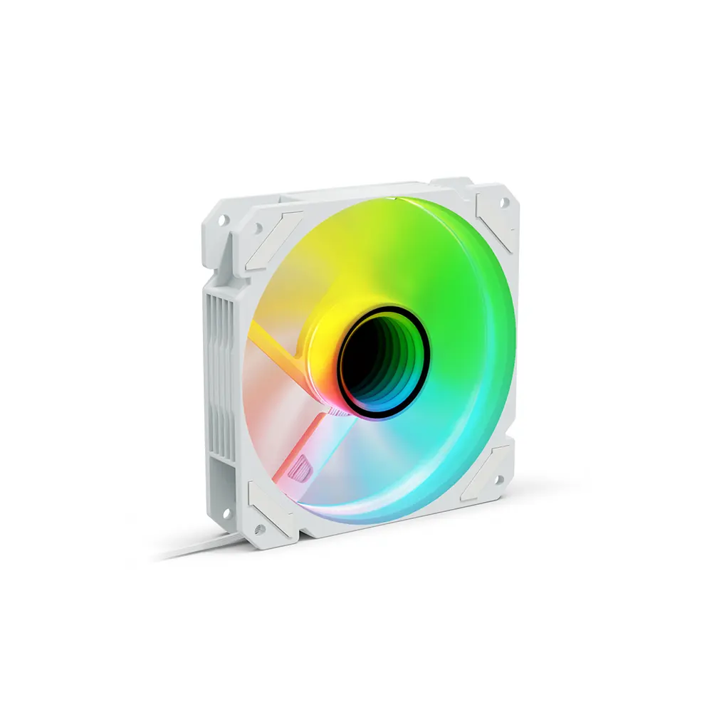 Sharkoon SHARK Mirror PWM 120mm RGB White Reverse Вентилатор