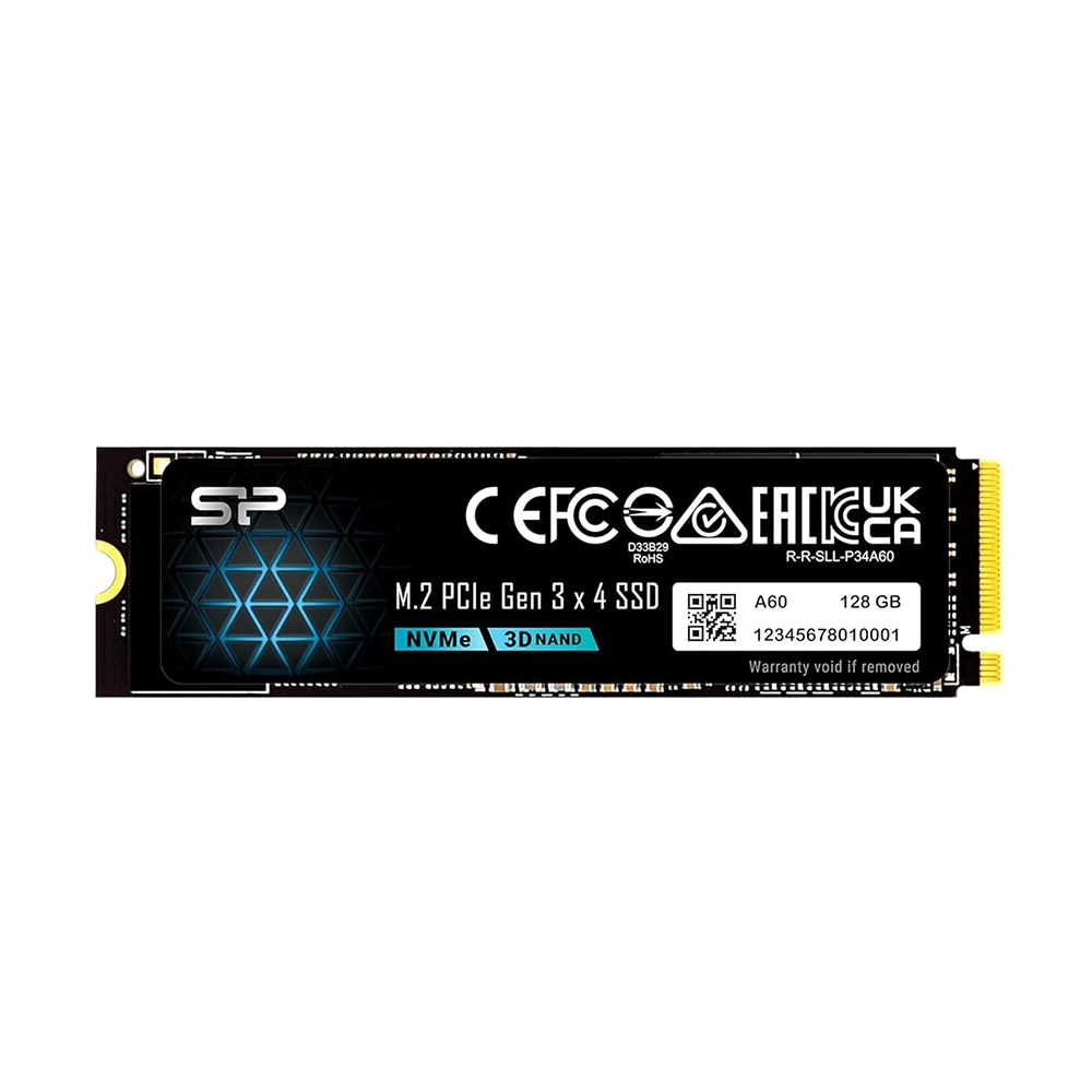 Silicon Power Ace A60 128GB M.2 PCIe Gen3 NVMe SSD Диск