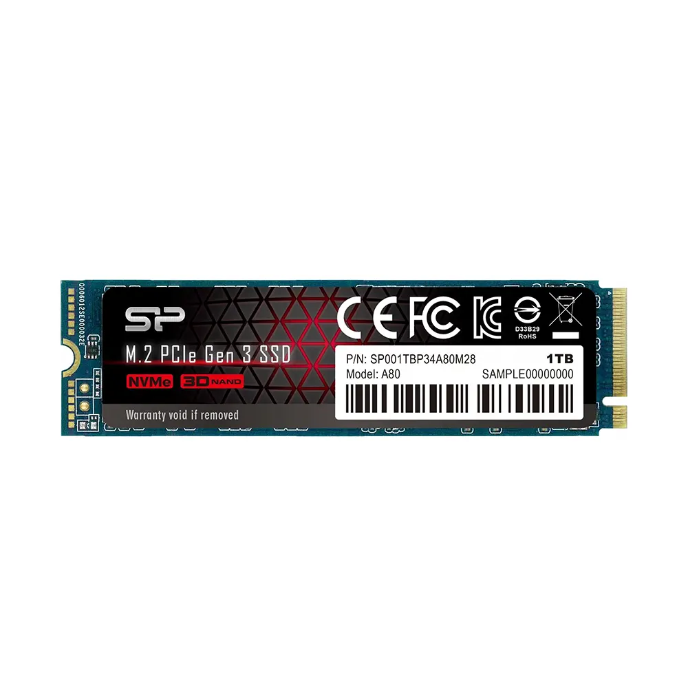 Silicon Power Ace A80 1TB M.2 PCIe 3.0 NVMe SSD Диск