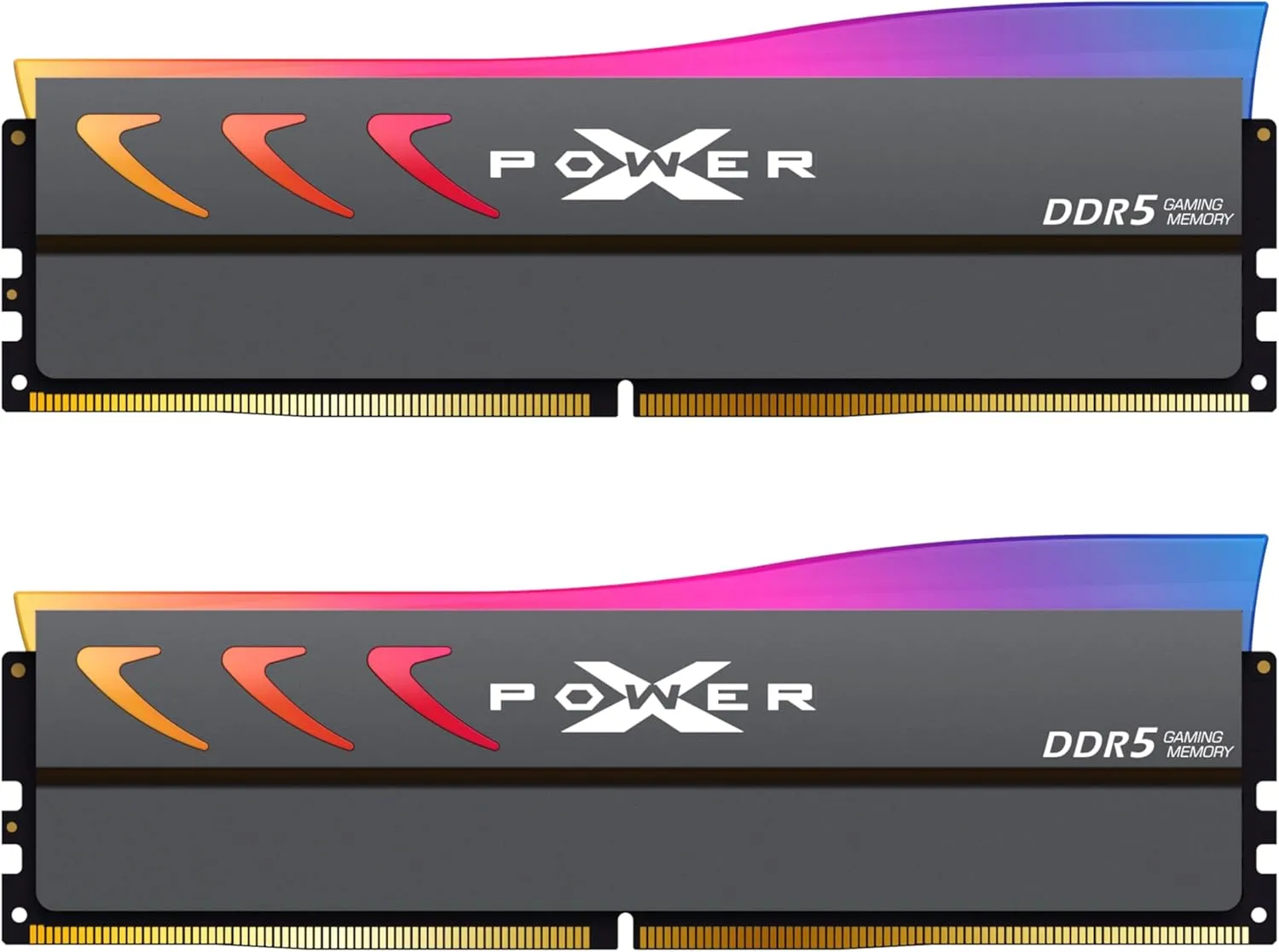 Silicon Power XPOWER Storm RGB Gray 32GB (2x16), DDR5, 6400 MHz, CL32, AMD EXPO & Intel XMP Рам памет