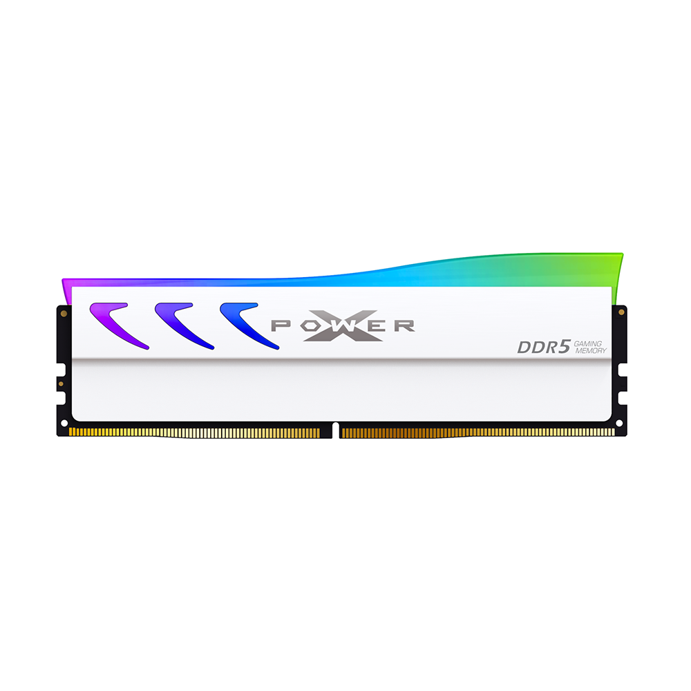 Silicon Power XPOWER Storm RGB White 16GB (1x16), DDR5, 6000 MHz, CL36, AMD EXPO & Intel XMP RAM памет