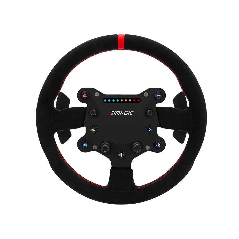Simagic GTS Alcantara Волан за сим рейсинг с вграден хъб