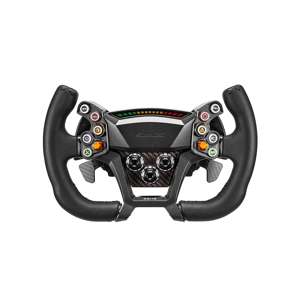Simagic Zeus GT 300 мм Leather GT Волан за сим рейсинг
