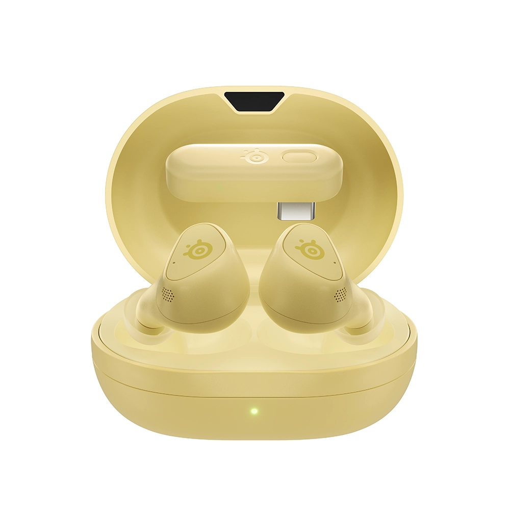 SteelSeries Arctis GameBuds Yuzu Безжични геймърски слушалки тапи с микрофон
