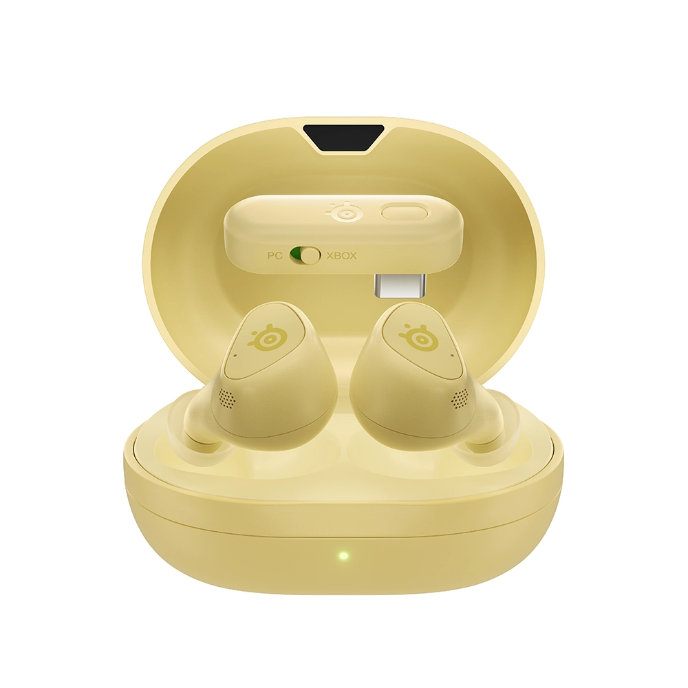 SteelSeries Arctis GameBuds Yuzu XBOX Безжични геймърски слушалки тапи с микрофон