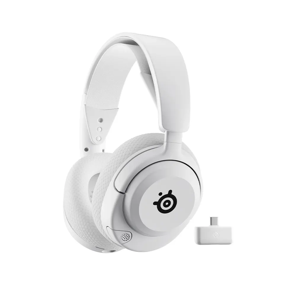 SteelSeries Arctis Nova 5 White Безжични геймърски слушалки с микрофон