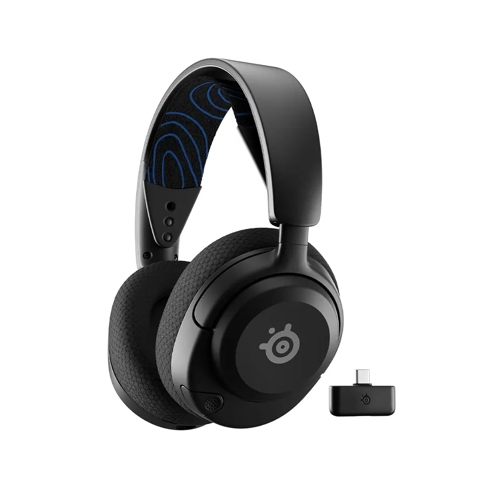 SteelSeries Arctis Nova 5P Black Безжични геймърски слушалки с микрофон