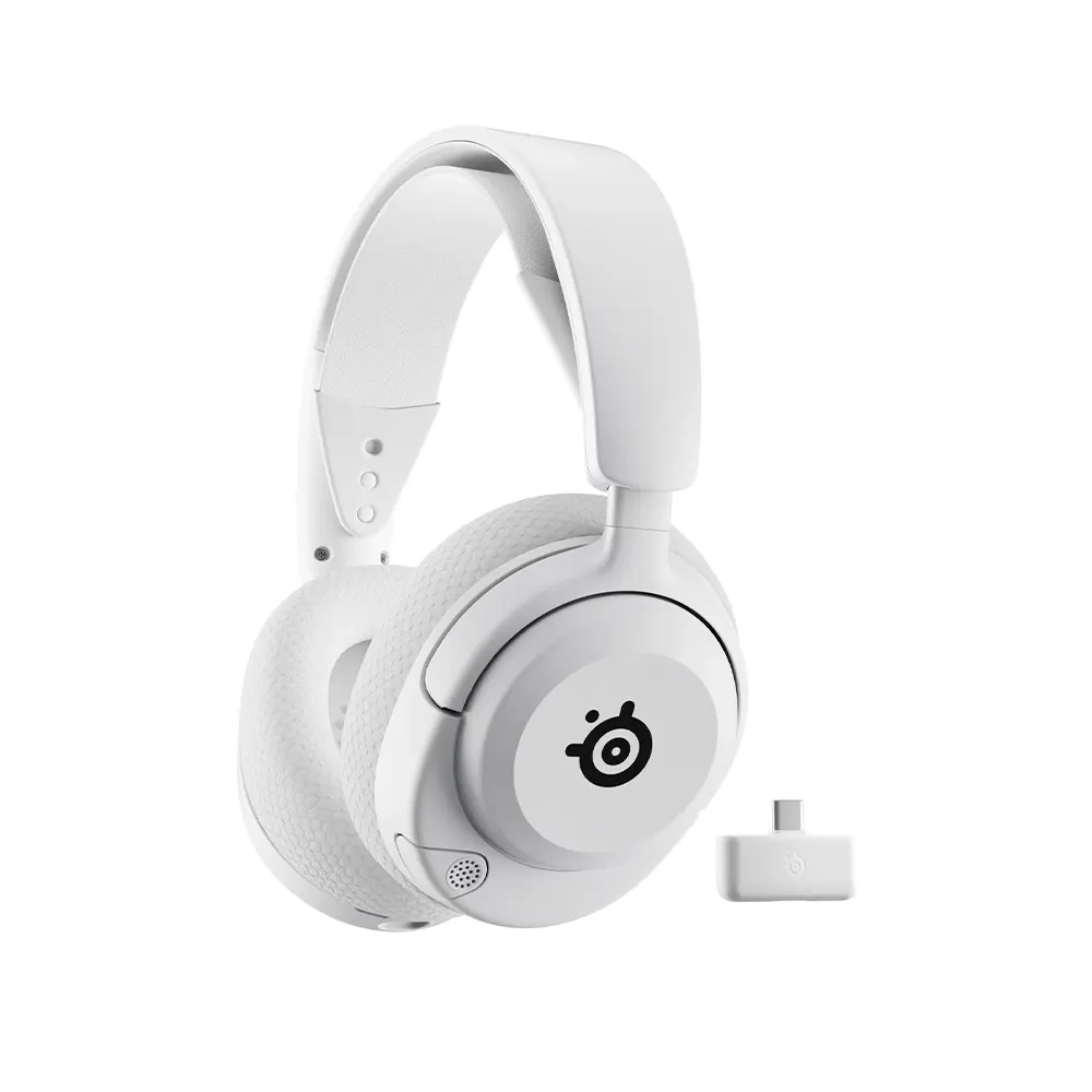 SteelSeries Arctis Nova 5P White Безжични геймърски слушалки с микрофон