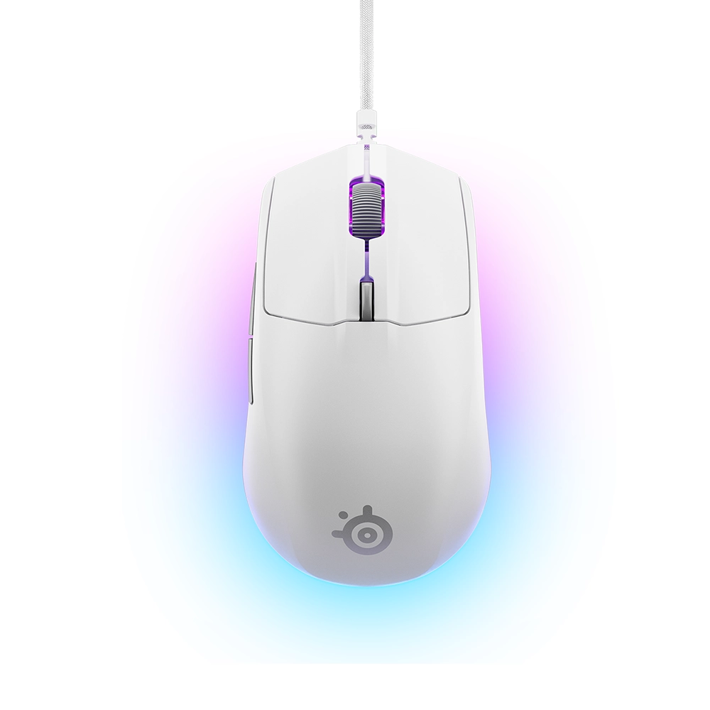 SteelSeries Rival 3 Gen2 White Геймърска оптична мишка