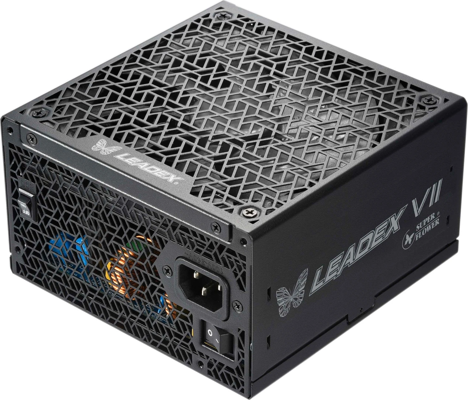 Super Flower Leadex VII XG 850W, 80 Plus Gold, Напълно модулно, PCIe Gen 5.1, ATX 3.1 Захранване за компютър
