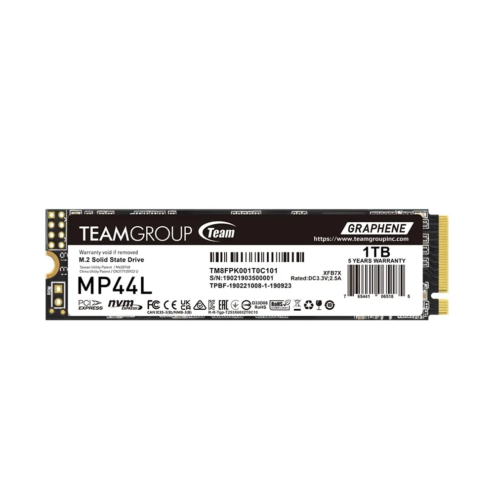 Team Group MP44L 1TB M.2 PCIe 4.0 NVMe SSD Диск