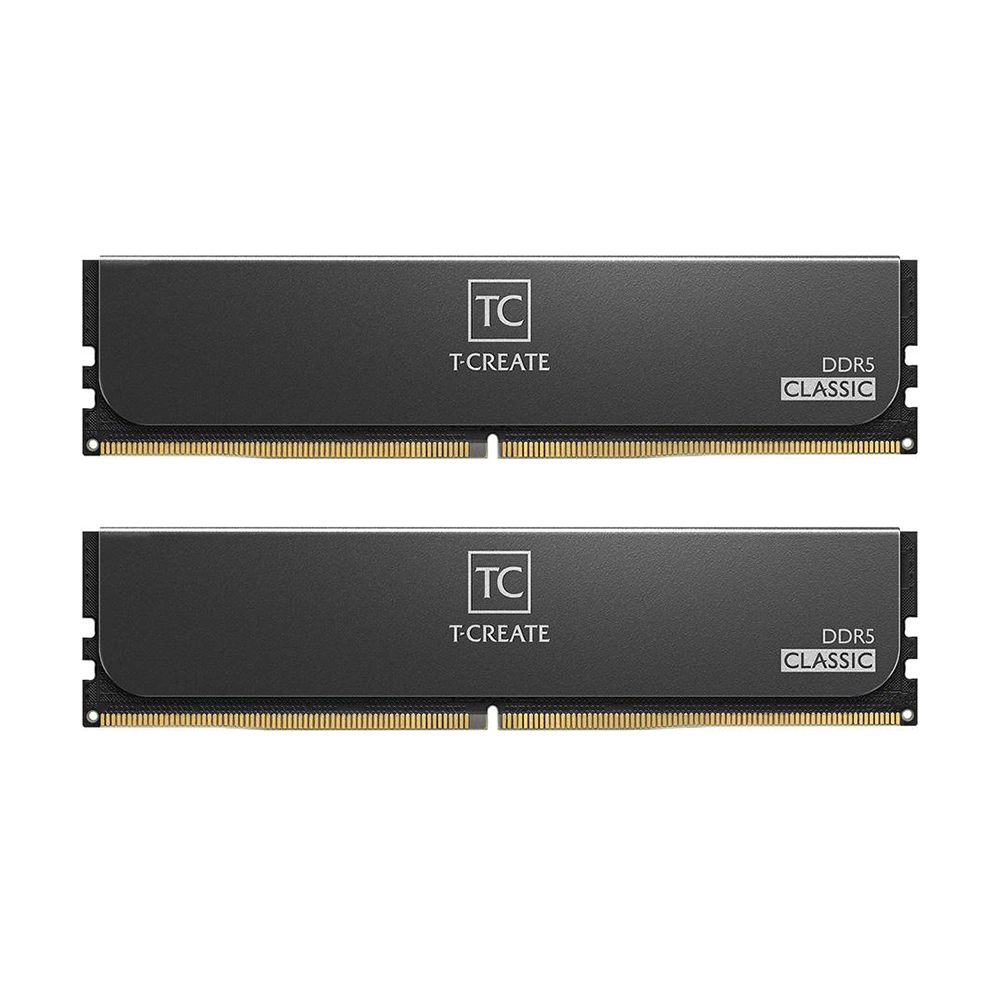 Team Group T-CREATE Classic Black 64GB (2x32), DDR5, 6000 MHz, CL48, AMD EXPO & Intel XMP RAM памет