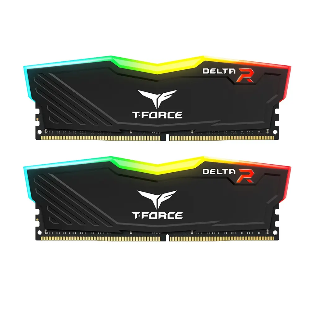 Team Group T-FORCE DELTA RGB Black 16GB (2x8), DDR4, 3600 MHz, CL18, Intel XMP RAM памет