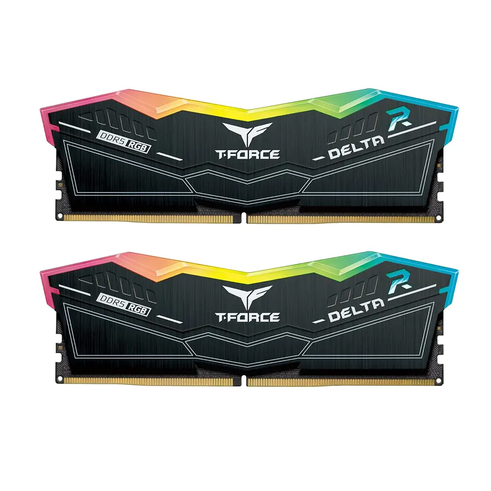 Team Group T-FORCE DELTA RGB Black 32GB (2x16), DDR5, 6000 MHz, CL38, Intel XMP / AMD EXPO Рам памет