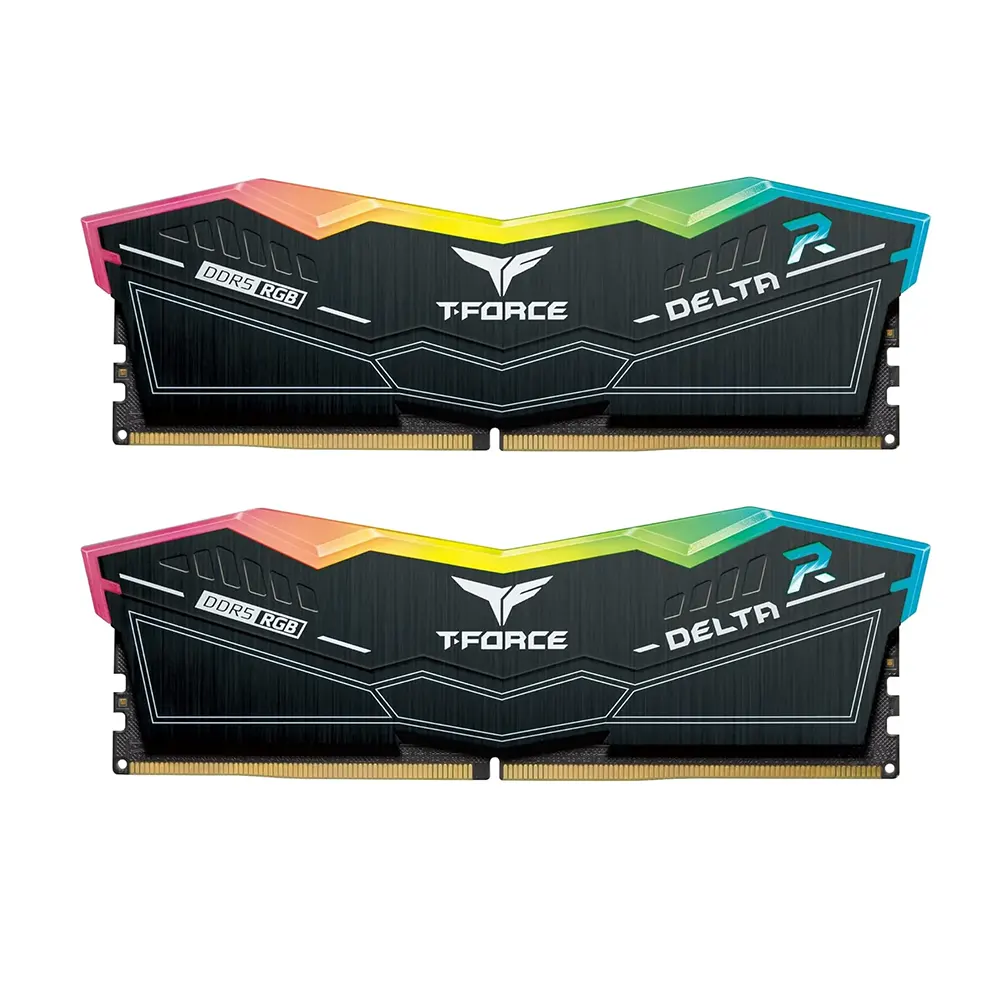 Team Group T-FORCE DELTA RGB Black 32GB (2x16), DDR5, 6400 MHz, CL32, Intel XMP / AMD EXPO Рам памет