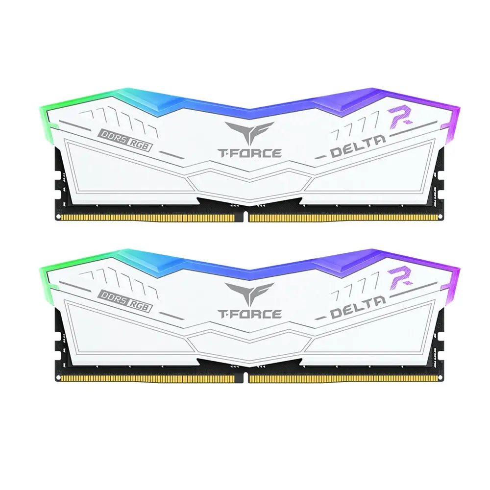 Team Group T-Force Delta RGB White 32GB (2x16) DDR5 6000 CL38 Рам памет