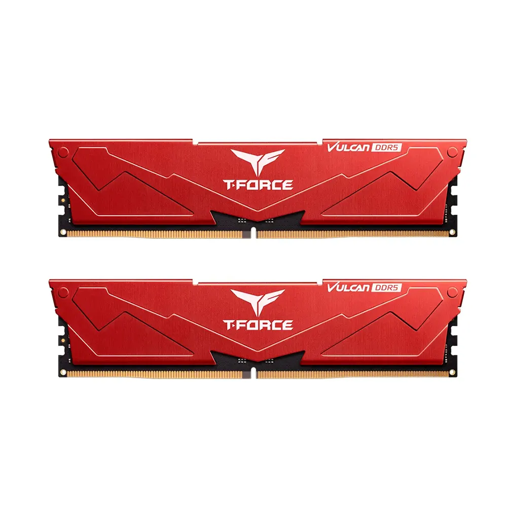 Team Group T-FORCE VULCAN Red 32GB (2x16), DDR5, 6000 MHz, CL30, AMD EXPO / Intel XMP Рам памет