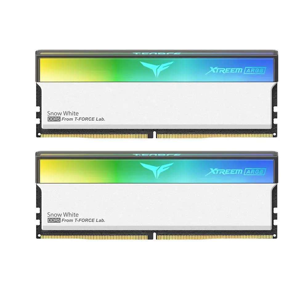 Team Group T-FORCE XTREEM ARGB White 32GB (2x16), DDR5, 6000 MHz, CL30, Intel XMP / AMD EXPO Рам памет