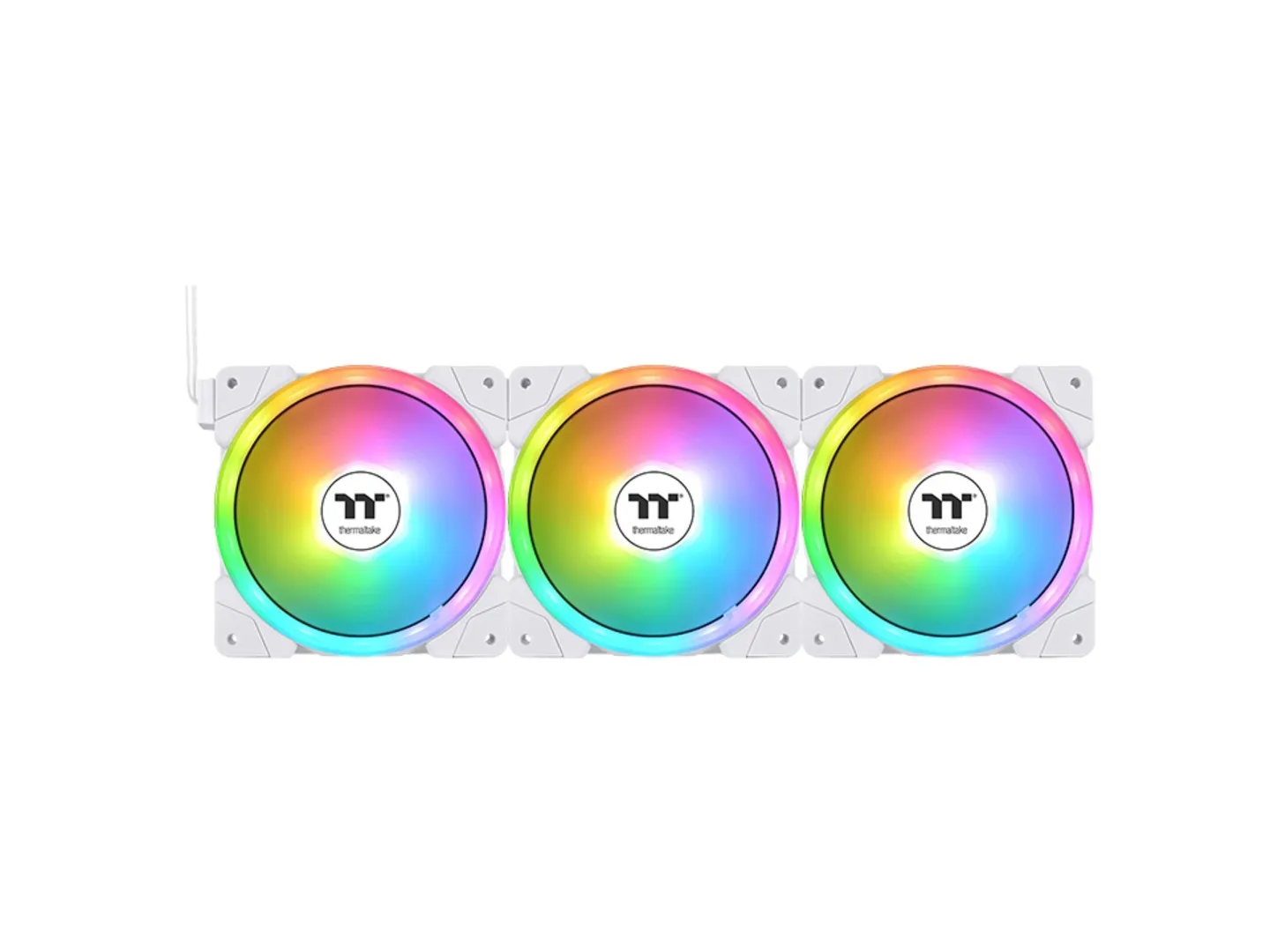 Thermaltake SWAFAN EX14 140mm ARGB White Комплект вентилатори (3 броя)