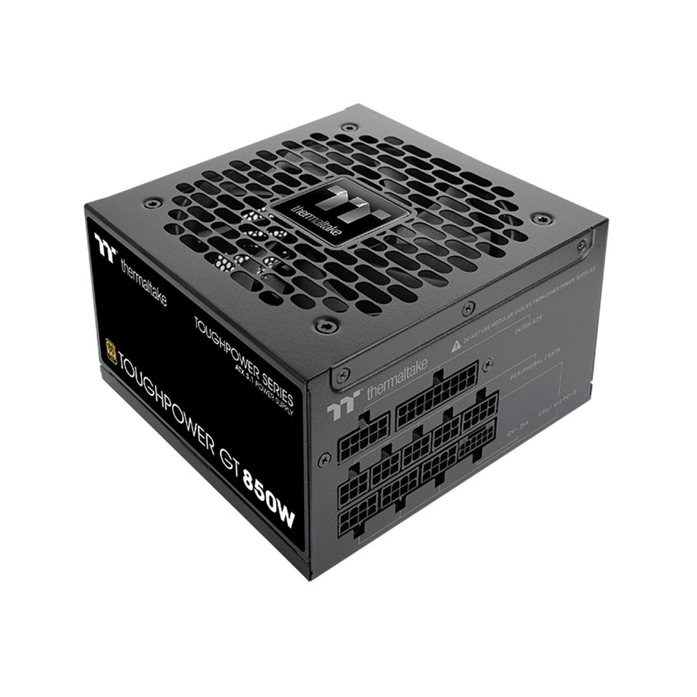Thermaltake Toughpower GT 850W, 80 Plus Gold, Модулно, PCIe 5.1, ATX 3.1 Захранване за компютър