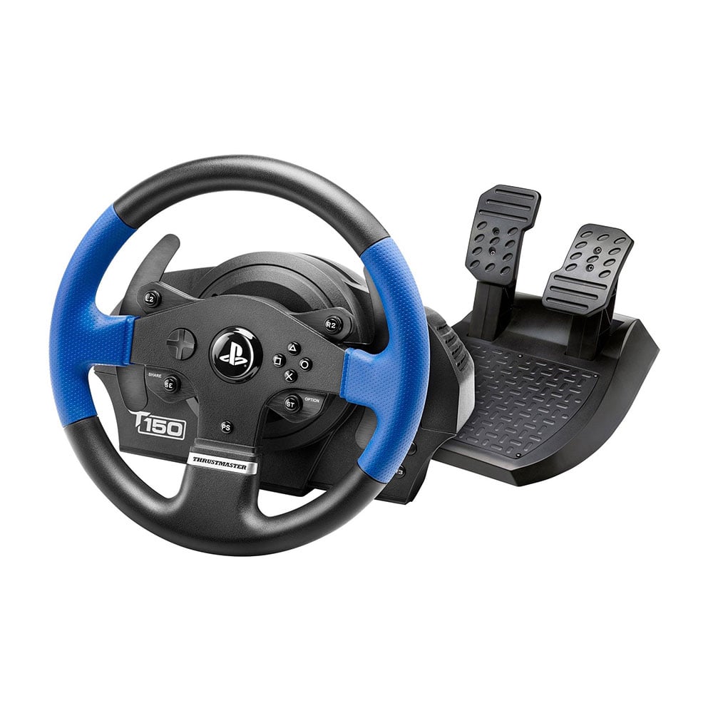 Thrustmaster Т150 Force Feedback Геймърски волан с педали за PC, PlayStation 4 и PlayStation 3