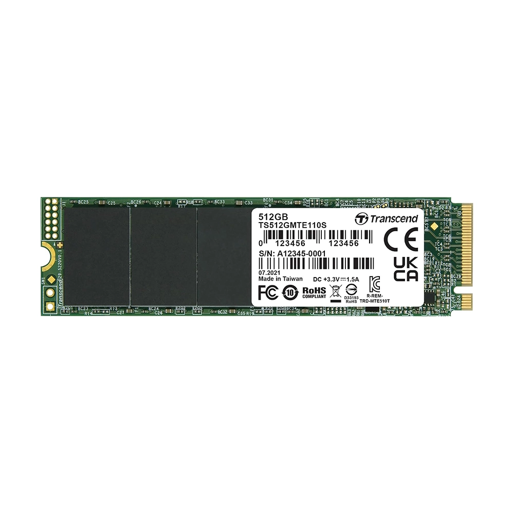 Transcend 110S 512GB M.2 2280 PCIe 3.0 NVMe SSD Диск
