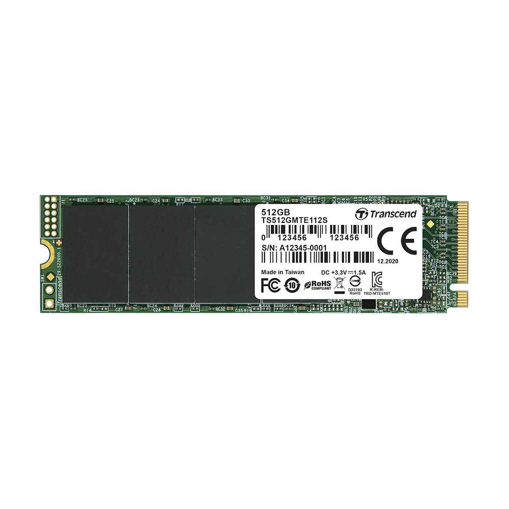 Transcend 112S 512GB M.2 2280 PCIe 3.0 NVMe SSD Диск