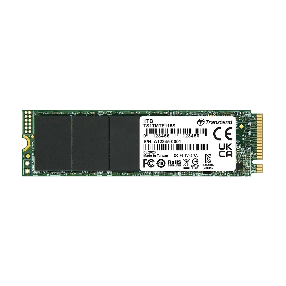 Transcend 115S 1TB M.2 2280 PCIe 3.0 NVMe SSD Диск