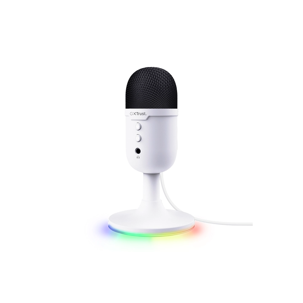 Trust GXT234W Yunix White USB Настолен геймърски микрофон