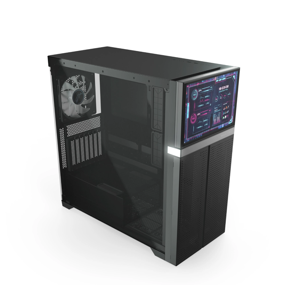 Valkyrie VK-02 LCD Black Компютърна кутия