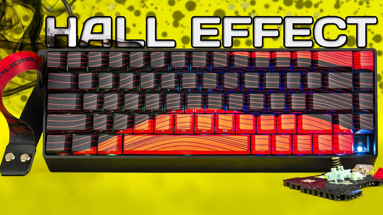 Madlions FIRE 68 ULTRA Black 8K RGB Геймърска механична клавиатура с Gateron Magnetic Jade регулируеми суичове
