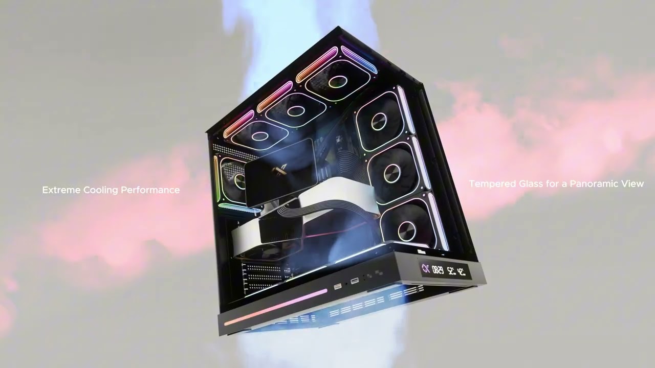 Xigmatek Cloud M DGT 3AF Black Компютърна кутия