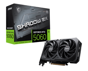 Видеокарта MSI GeForce RTX 5060 SHADOW 2X OC, 8GB GDDR7