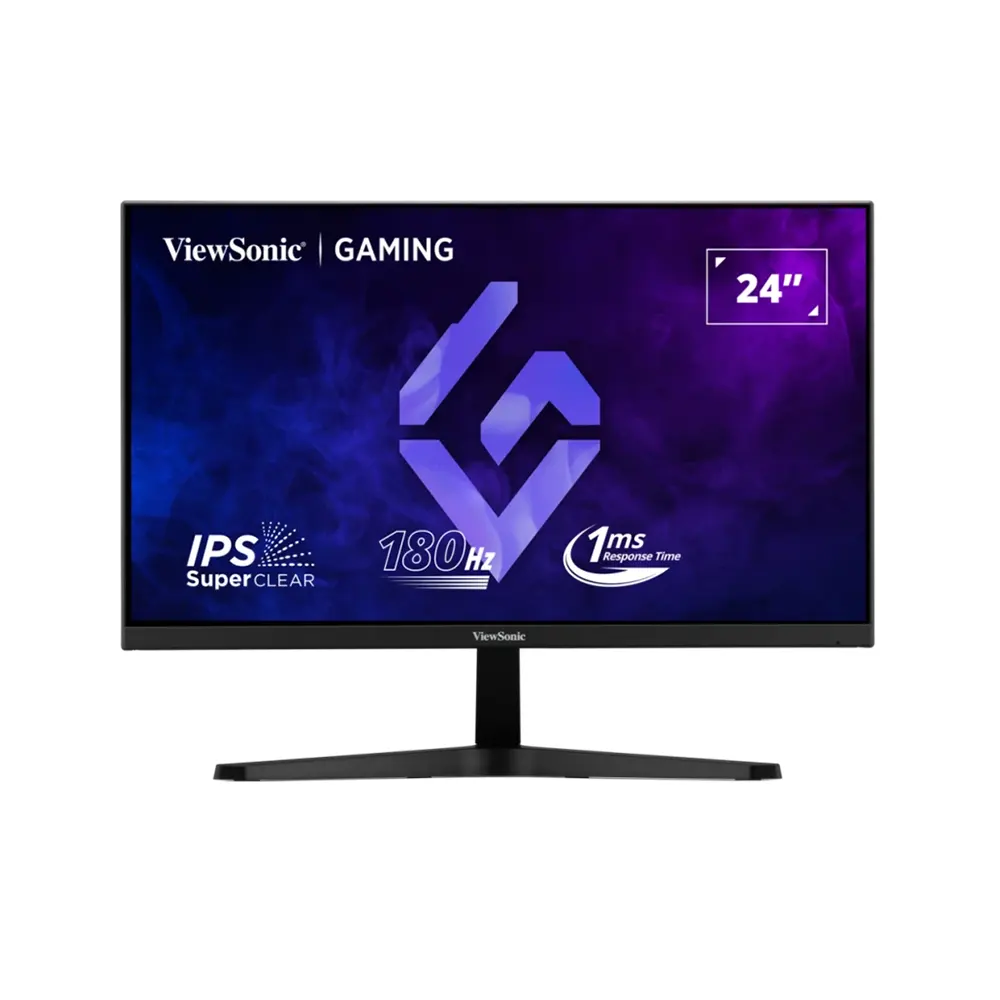 ViewSonic VX24G1-HD 23.8" IPS, 180Hz, 1ms, Full HD (1920 x 1080), HDR10, G-Sync compatible Геймърски монитор
