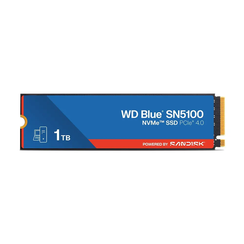 Western Digital WD Blue SN5100 1TB M.2 PCIe Gen4 NVMe SSD Диск