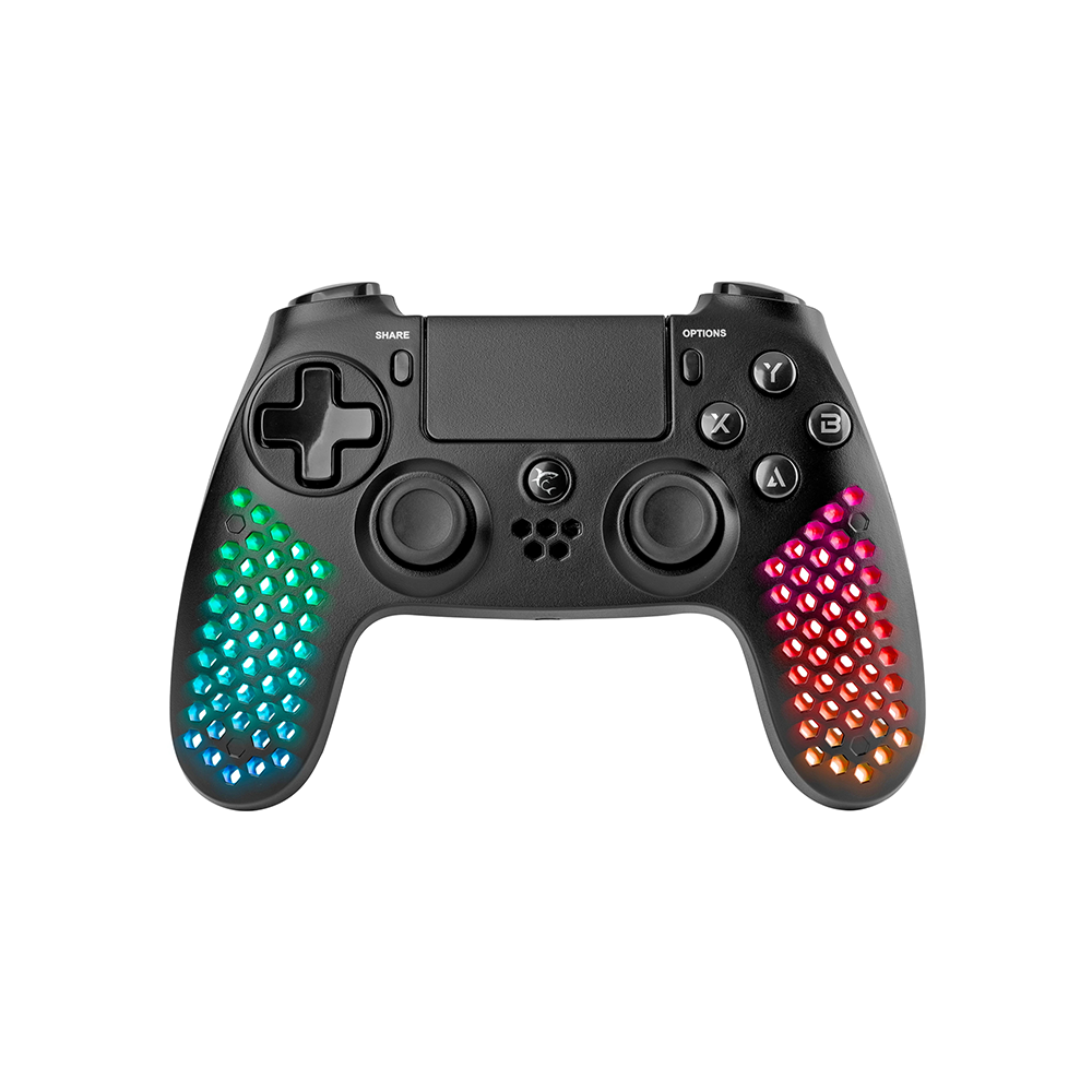 White Shark LEGATUS Black RGB Безжичен геймпад за PlayStation 4, PC и мобилни устройства