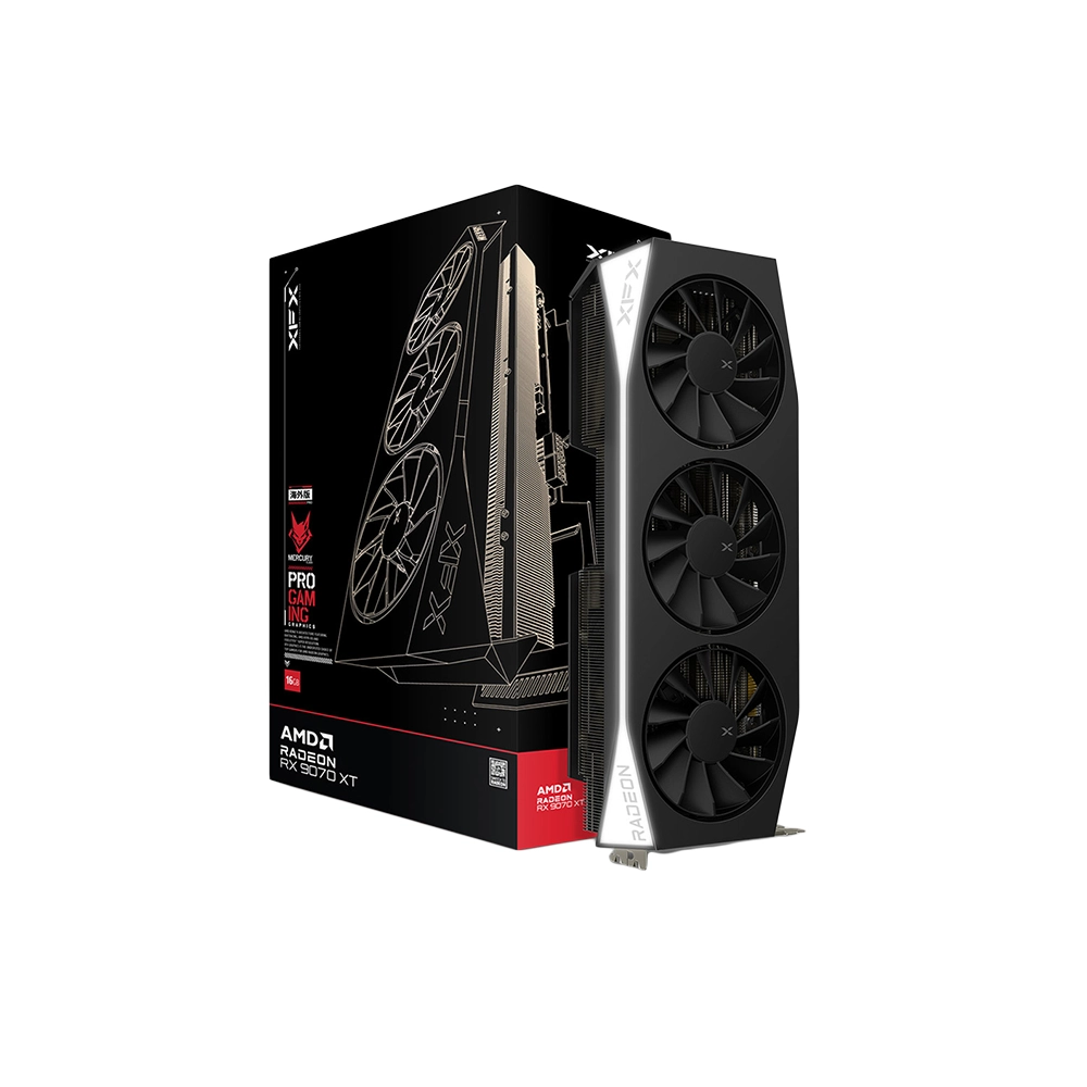 XFX Radeon RX 9070 XT Mercury Gaming Edition, 16GB GDDR6 Видео карта