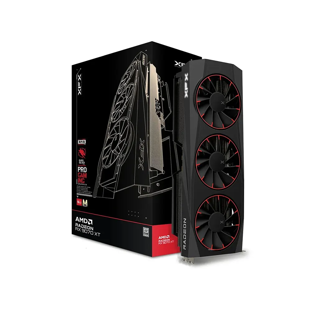 XFX Radeon RX 9070 XT Quicksilver Magnetic Air Edition, 16GB GDDR6 Видео карта