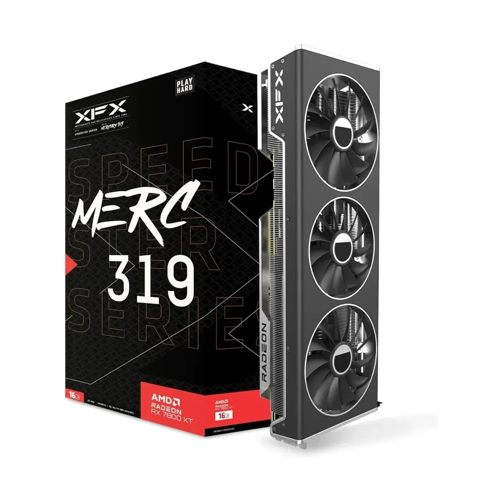 XFX Speedster MERC 319 Radeon RX 7800 XT Black Edition 16GB GDDR6 Видео карта
